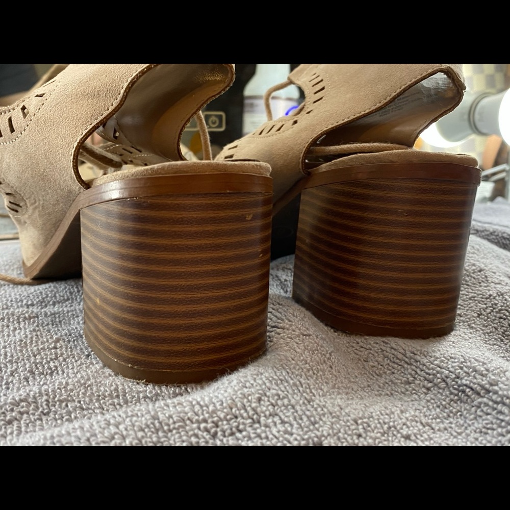 Lace up sandals